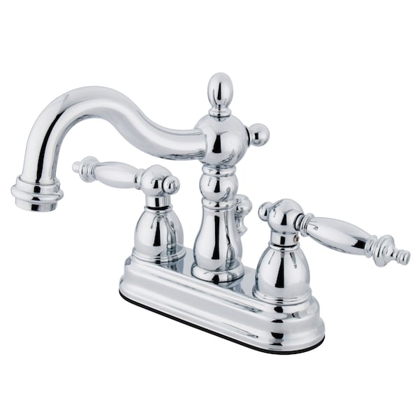4" Centerset Bathroom Faucet, Chrome